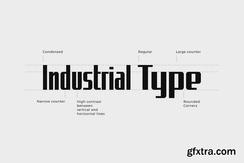 CM - Uphead Industrial Font 4840690