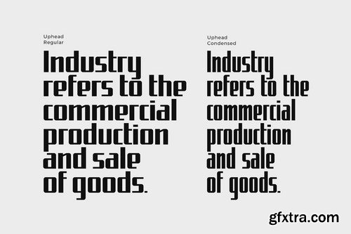 CM - Uphead Industrial Font 4840690