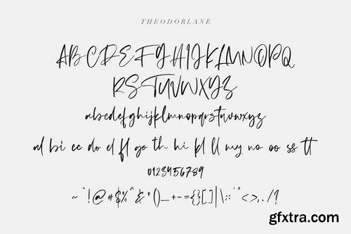 CM - Theodorlane Font 4872102 CM - Theodorlane Font 4872102