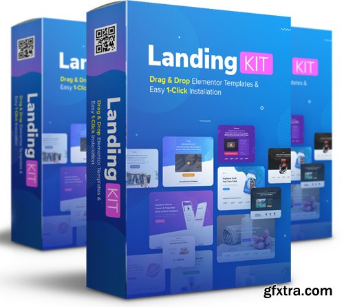 LandingKit - 110 Landing Page Templates For Elementor LandingKit - 110 Landing Page Templates For Elementor