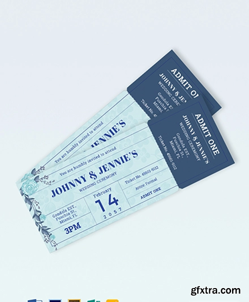 Creative-Wedding-Ticket-Template-2 Creative-Wedding-Ticket-Template-2