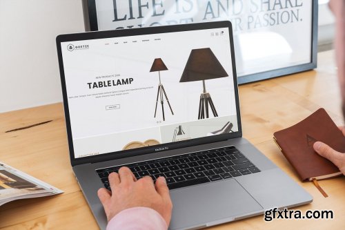 CreativeMarket - MacBook Pro Stylish MockUp 4749525