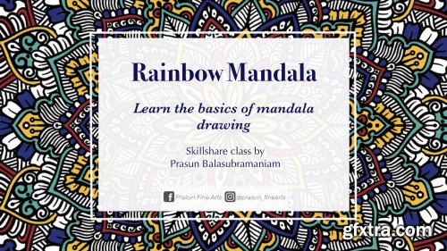  Rainbow Mandala: Basics of Mandala Drawing