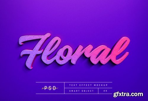 Customizable tiger red text style effect mockup template