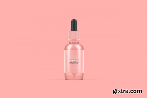 CreativeMarket - Dropper Bottle Packaging Mockup 4184896