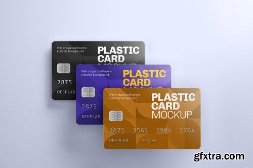 CreativeMarket - Plastic Card Mockup Set - 21 styles 4430199