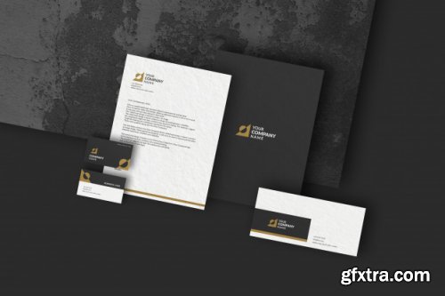 Identity stationery branding mockup