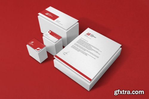 Identity stationery branding mockup