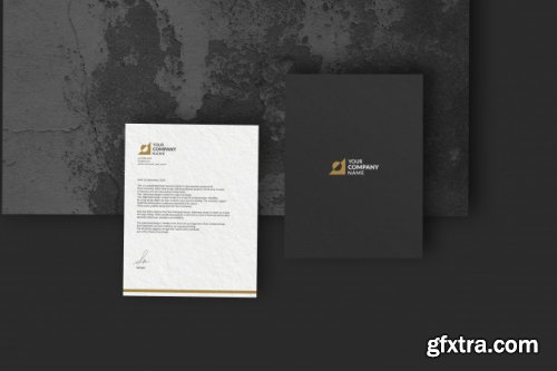 Identity stationery branding mockup