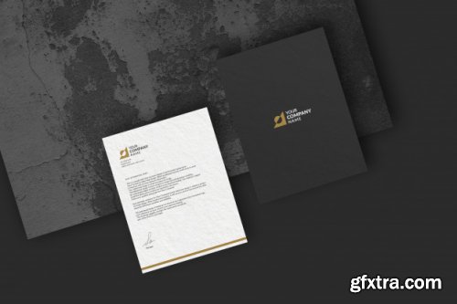 Identity stationery branding mockup