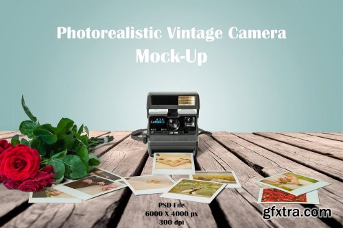 Vintage Camera Mockup