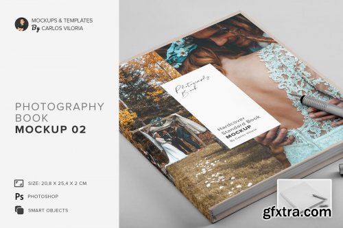 CreativeMarket - Hardcover Photo Book Mockup 02 4765306
