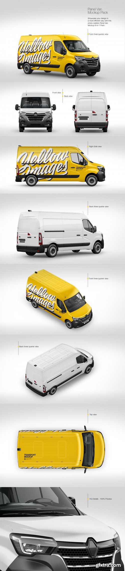 Panel Van Mockup Pack