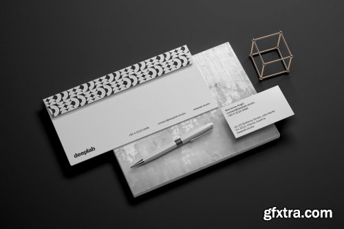 CreativeMarket - Elegant Stationery Branding Mockup 4433253