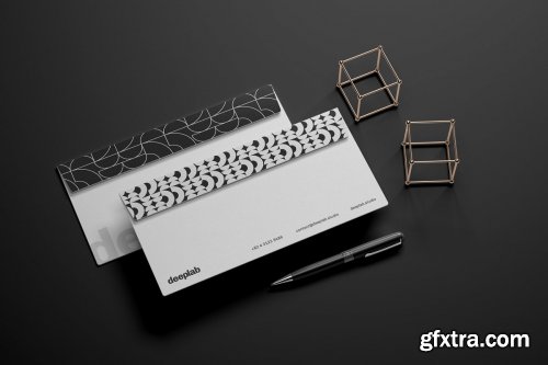 CreativeMarket - Elegant Stationery Branding Mockup 4433253