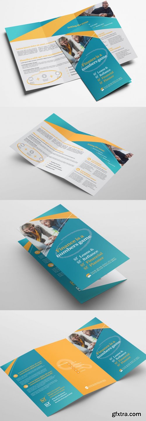 Business Trifold Brochure Layout 338902357