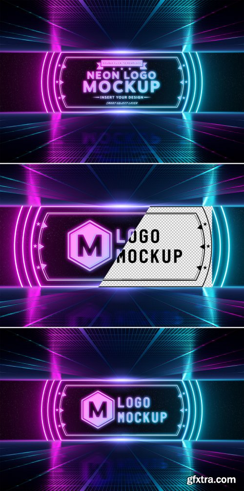 Reflective Logo Mockup 338877372