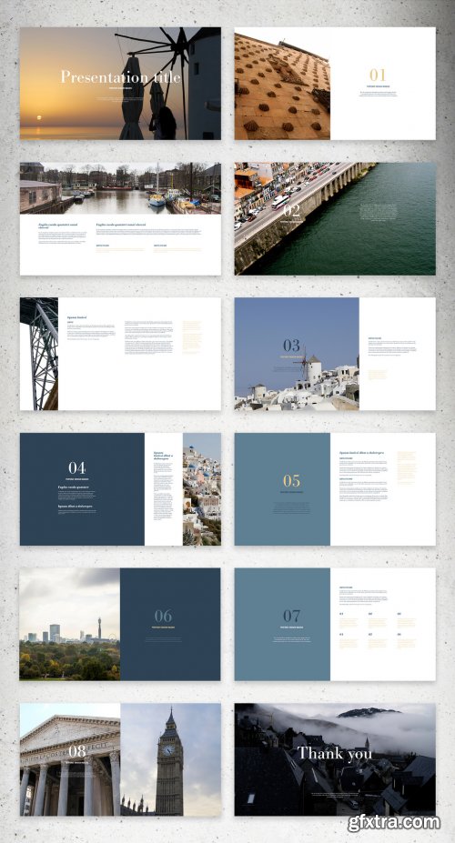 Blue and White Digital Presentation Layout 339257219