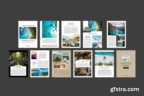 CreativeMarket - WANDERLUST / Lead Magnet Template 4494876