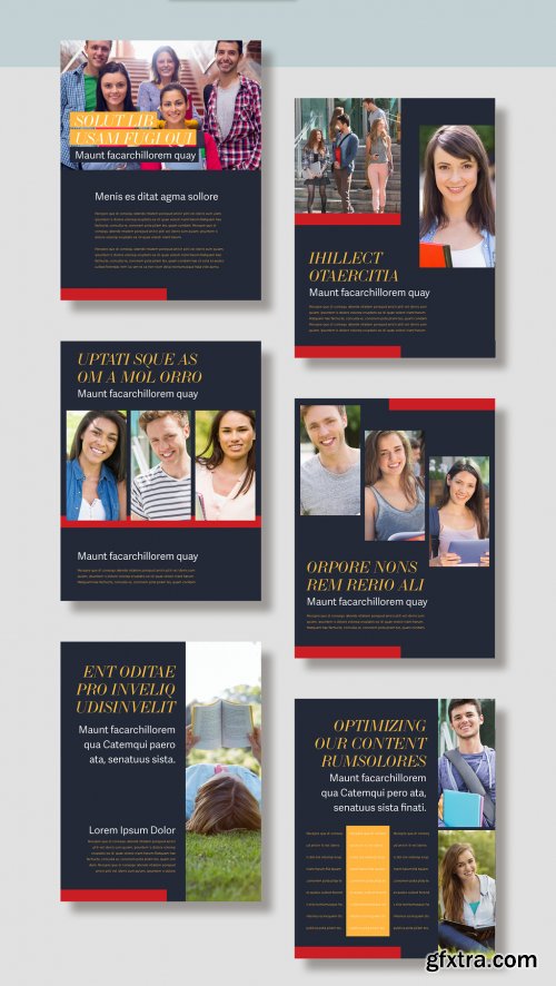 College Course Flyer Layouts 342074219