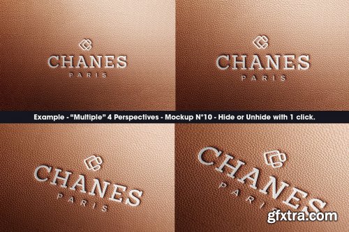 CreativeMarket - 50 Logo Mockup Branding Bundle - V3 4778393