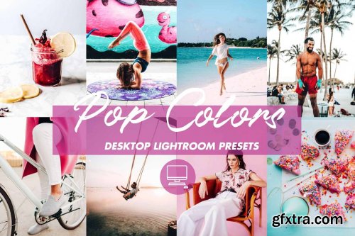 CreativeMarket - Desktop Lightroom Presets POP COLORS 4841865