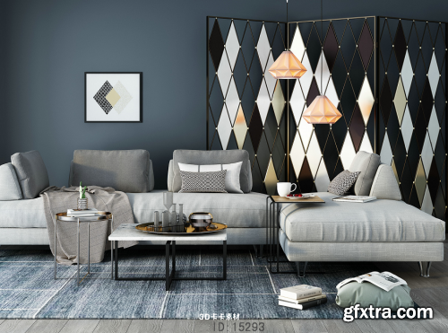 Modern Style Livingroom 434