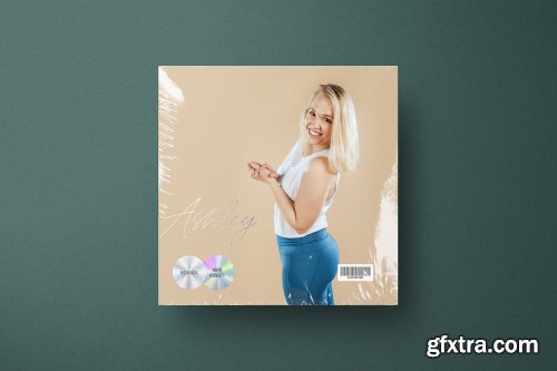 CreativeMarket - Vinyl Record Mockup 4865346