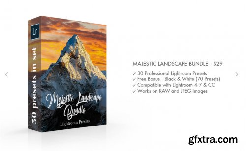 CreativeMarket - Majestic Landscape Lightroom Presets 3416059