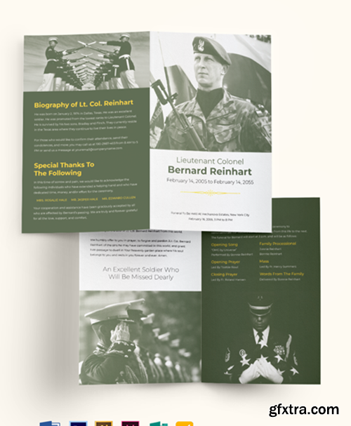 Military-Eulogy-Funeral-Bi-Fold-Brochure
