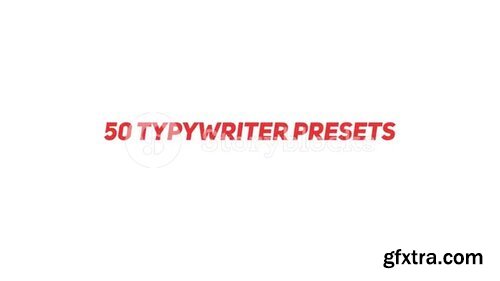 Videoblocks - Typewriter Text Animation Presets | After Effects