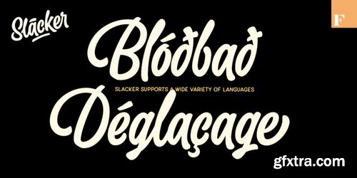 Slacker Font Family Slacker Font Family