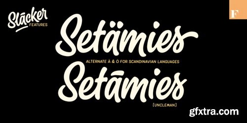 Slacker Font Family Slacker Font Family