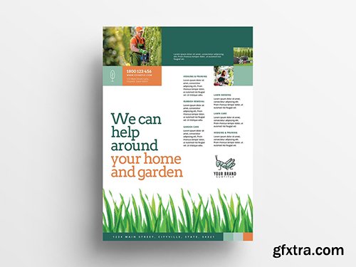 Garden and Landscape Service Poster Layout 341482233 Garden and Landscape Service Poster Layout 341482233