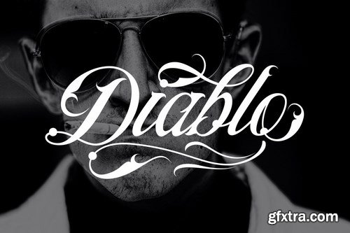 CM - Maldito Font Tattoo Style 4879169 CM - Maldito Font Tattoo Style 4879169