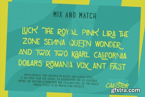 CM - Pandora Callister Font 4791379 CM - Pandora Callister Font 4791379