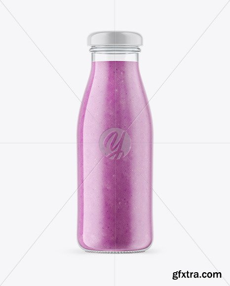 Berry Smoothie Bottle Mockup 59035