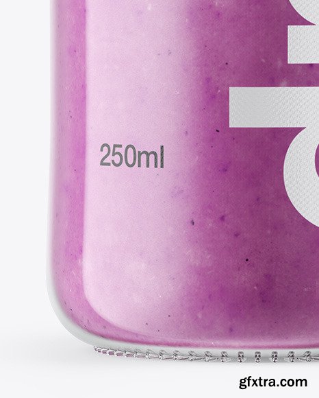 Berry Smoothie Bottle Mockup 59035