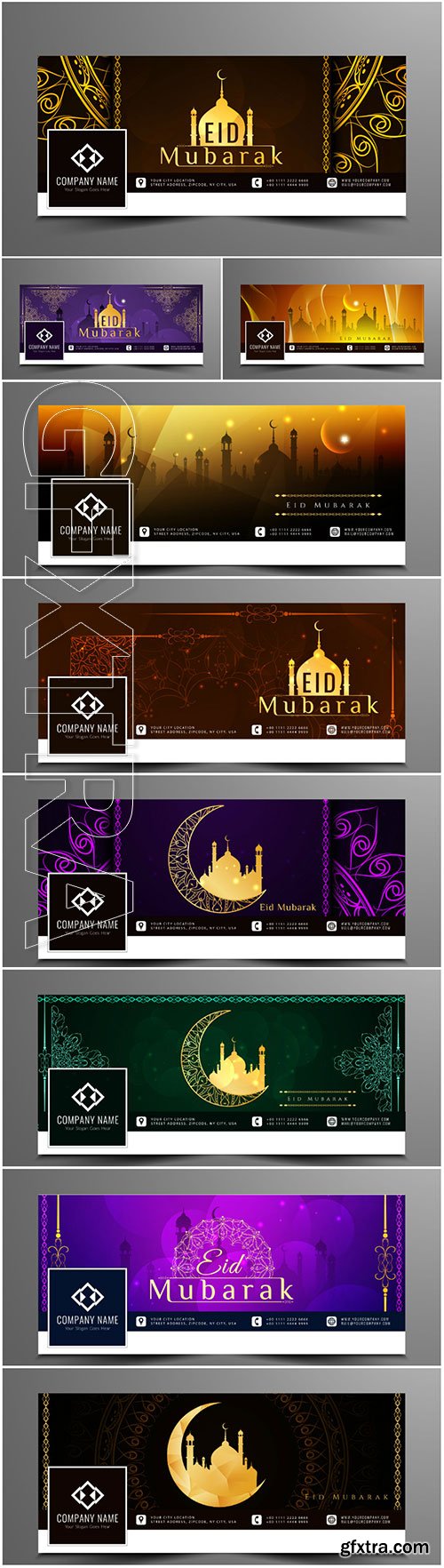 Eid mubarak vector design for facebook timeline Eid mubarak vector design for facebook timeline