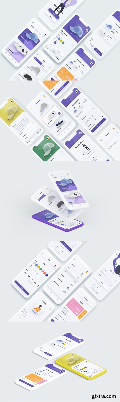 Meg - Fashion Store Mobile App UX, UI Template Meg - Fashion Store Mobile App UX, UI Template