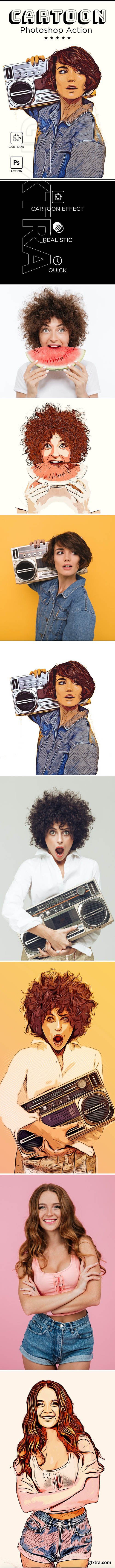 GraphicRiver - Cartoon Photoshop Action 26405569