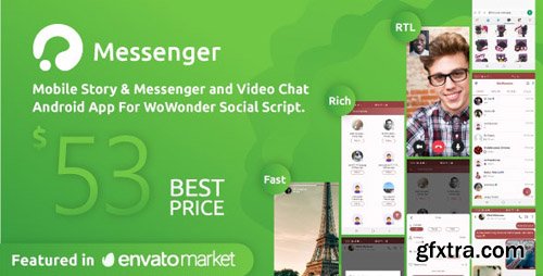 CodeCanyon - WoWonder Android Messenger v2.8 - Mobile Application for WoWonder Social Script - 19034167
