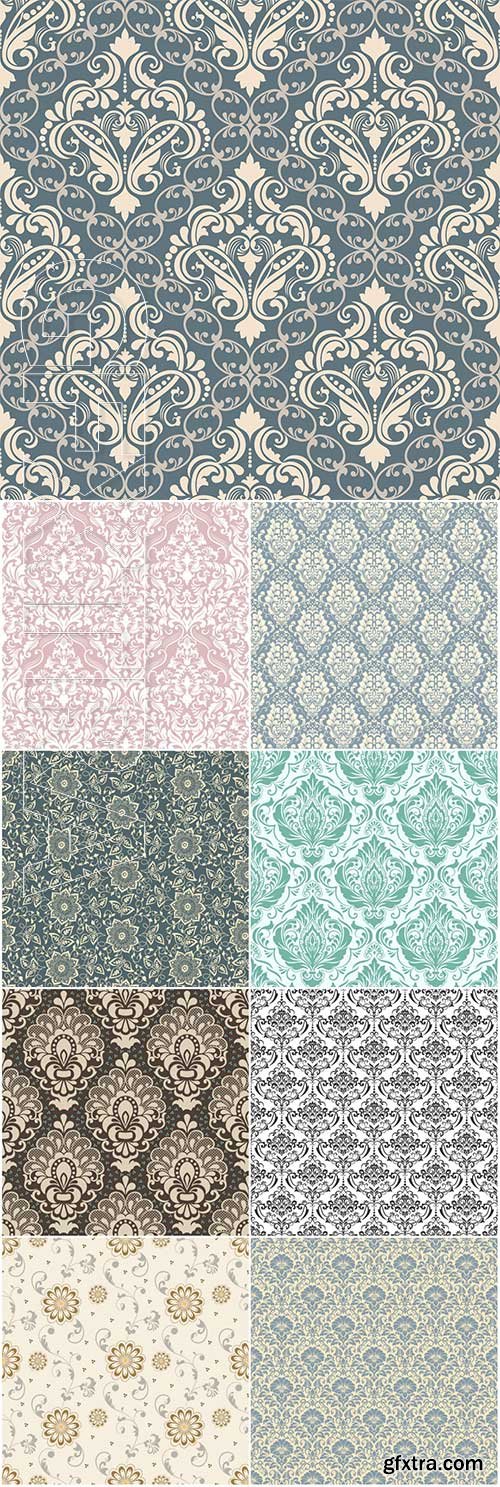 Vector damask seamless pattern Vector damask seamless pattern