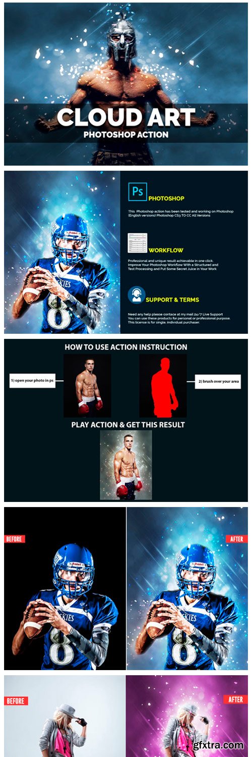 Cloud Art Photoshop Action 4028843 Cloud Art Photoshop Action 4028843