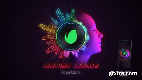 Videohive Neon Audio Visualiser 26541422 Videohive Neon Audio Visualiser 26541422