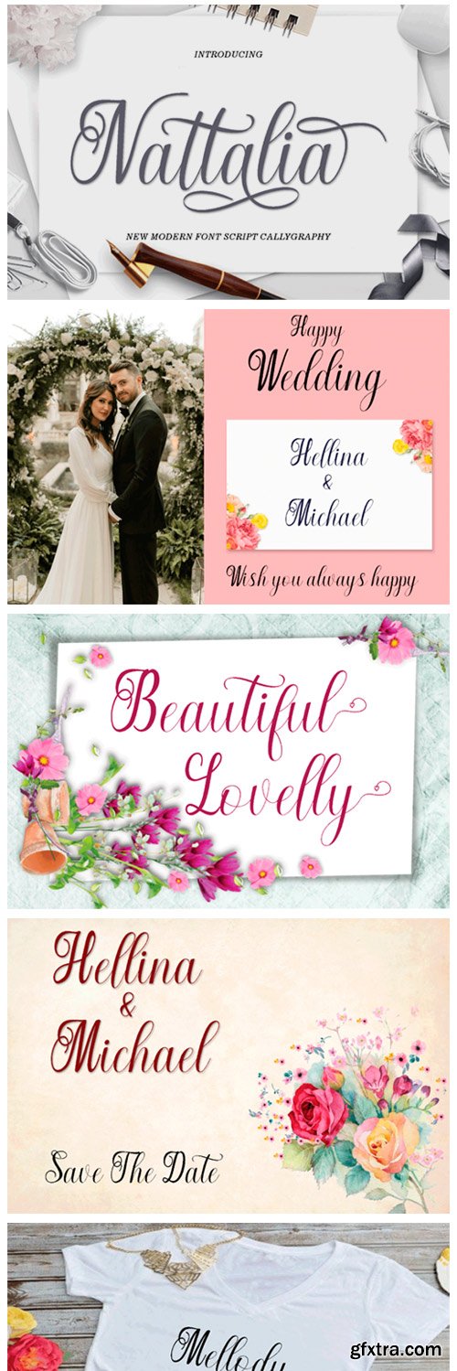 Nattalia Font Nattalia Font