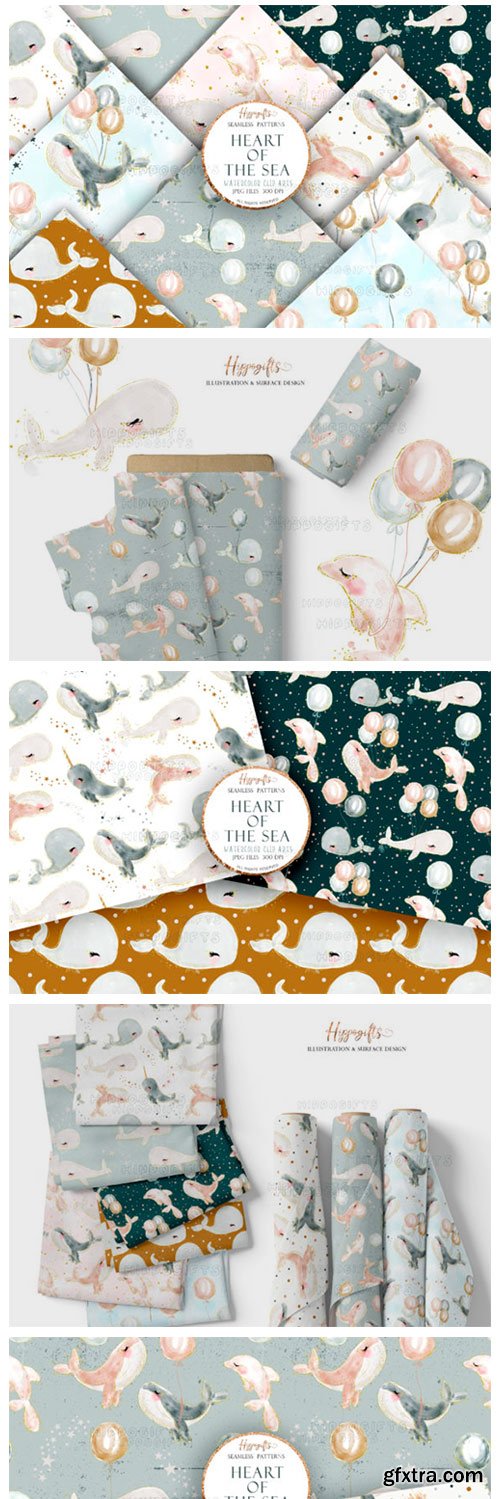 Watercolor Whale Patterns 4033177 Watercolor Whale Patterns 4033177