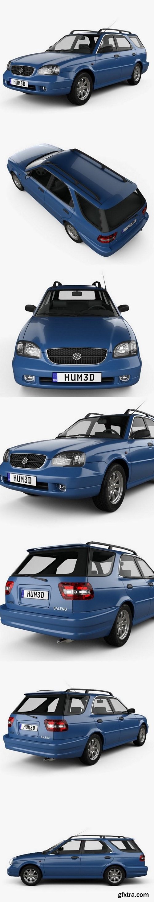 Suzuki Baleno (Esteem) 1999 3D model
