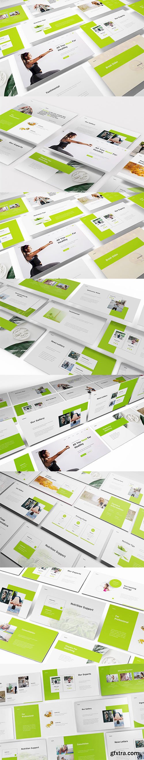 Supplements PowerPoint, Keynote, Google Slides Template