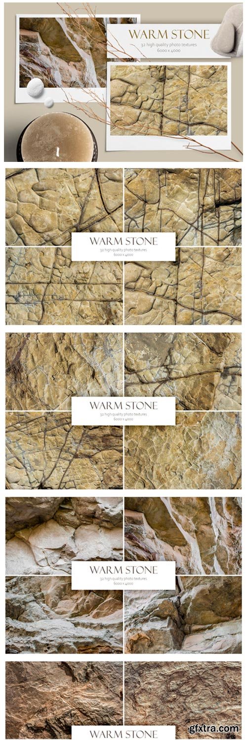 Warm Stone. Textures Bundle 4040701 Warm Stone. Textures Bundle 4040701